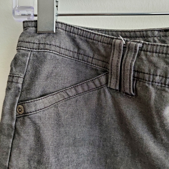LIZ CLAIBORNE Capri Denim Gray Size 4 - Picture 3 of 8